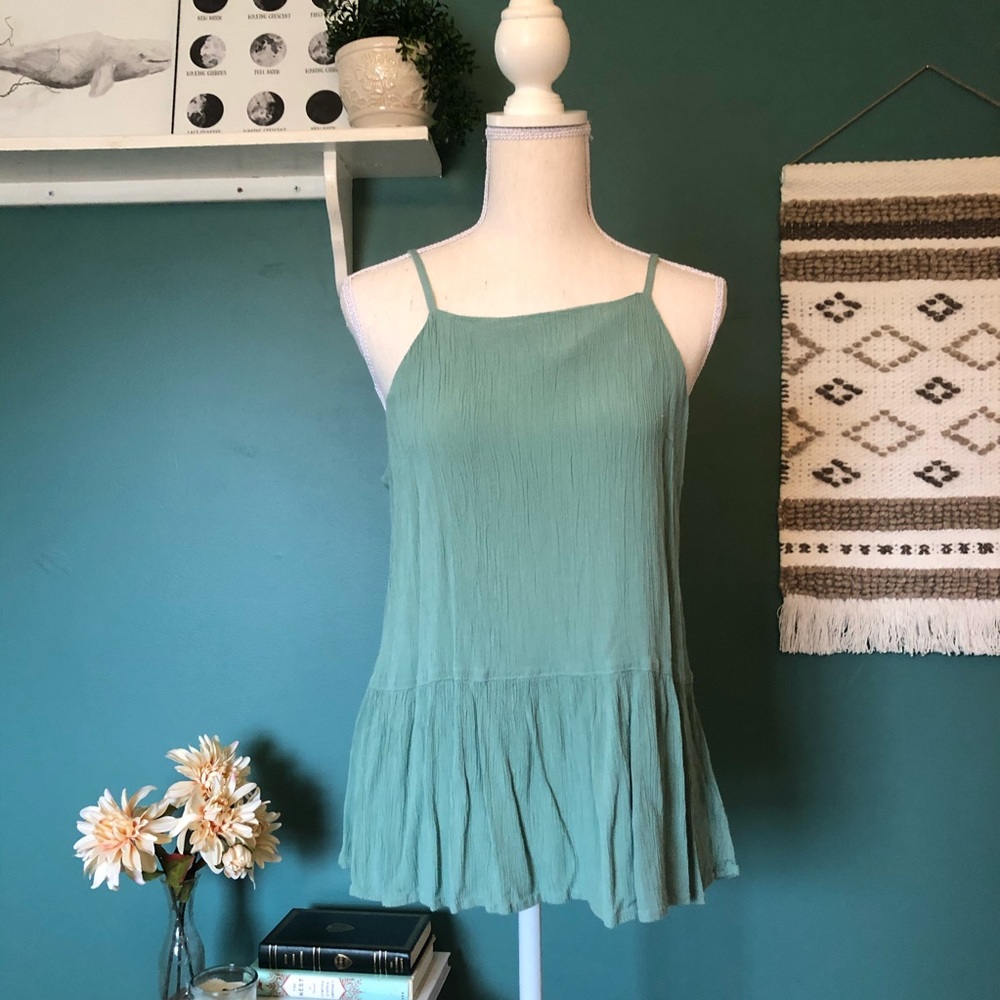 Blue tank top